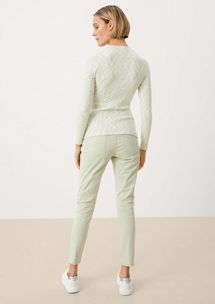 s.Oliver Damen Sweater 34 Sage Melange, 34 Sage Melange
