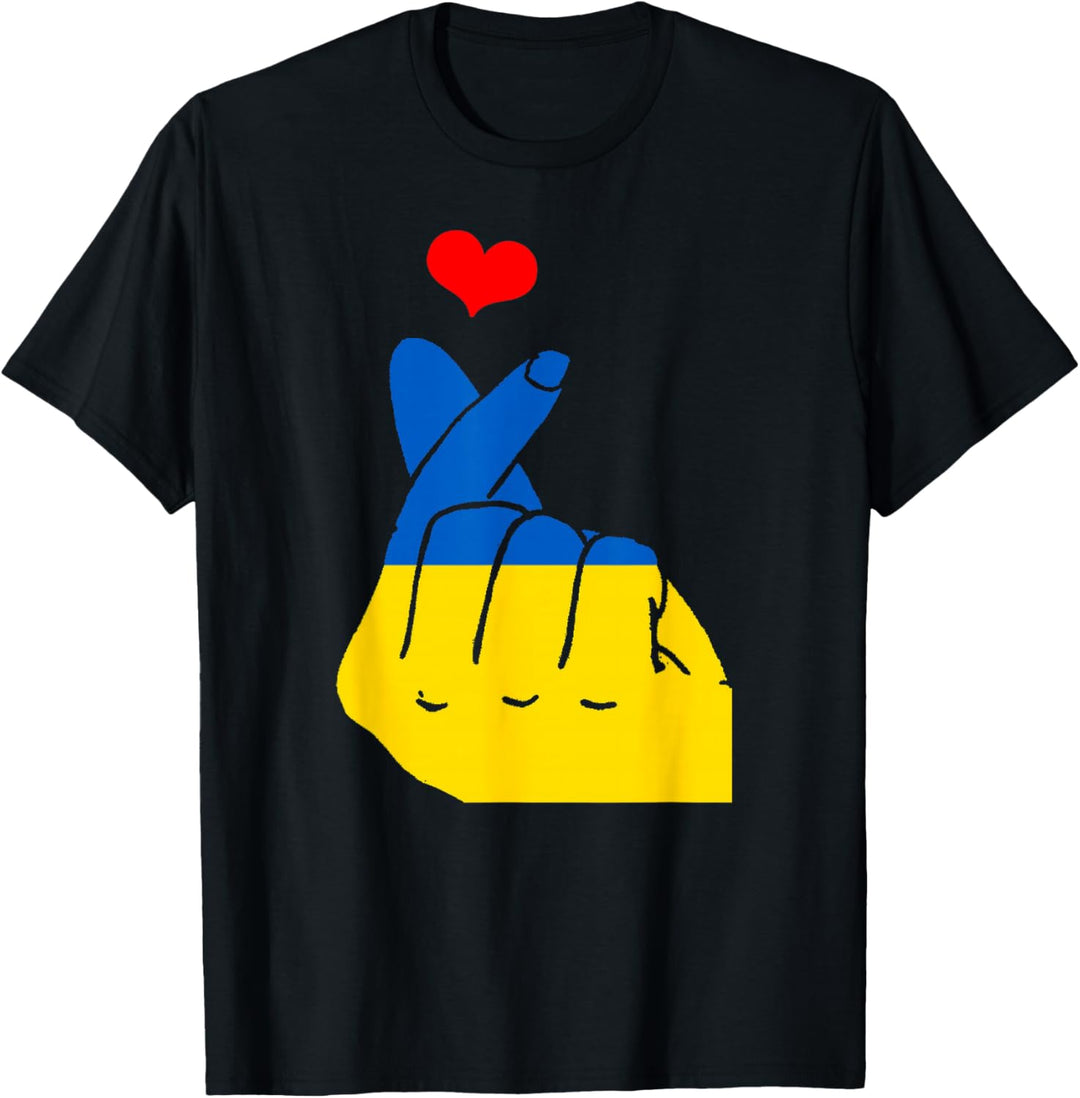 Finger-Herz, Ukraine T-Shirt