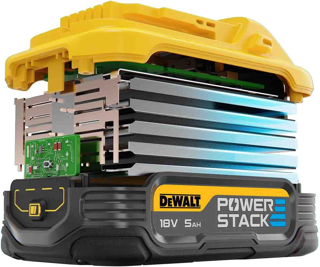 DCB1104H2-QW PowerStack Starter Kit - 2 x 18V XR 5.0Ah POWERSTACK Battery + DCB1104 Charger