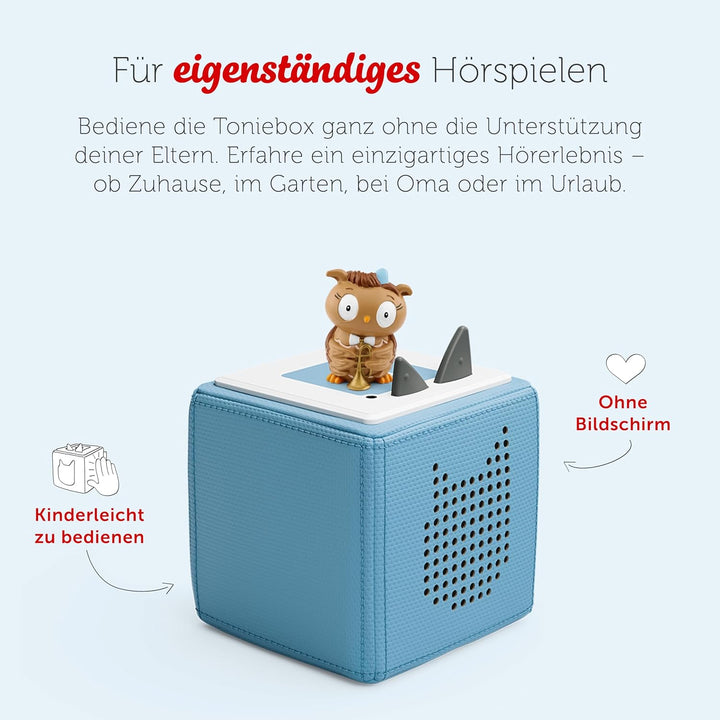 tonies Hörfiguren für Toniebox, Die Eule mit der Beule – Die kleine Eule singt und Tanzt. Das 2. Lie