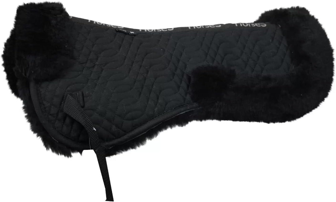Horses, Einstellbares Sattelpad Merinos, Weiche und widerstandsfähige Halbschabracke, ideal zum Schu