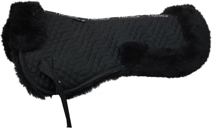 Horses, Einstellbares Sattelpad Merinos, Weiche und widerstandsfähige Halbschabracke, ideal zum Schu