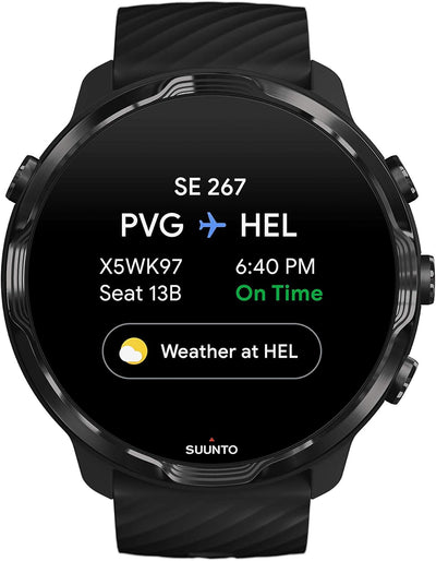 Suunto 7 Smartwatch with Versatile Sports Black, Black