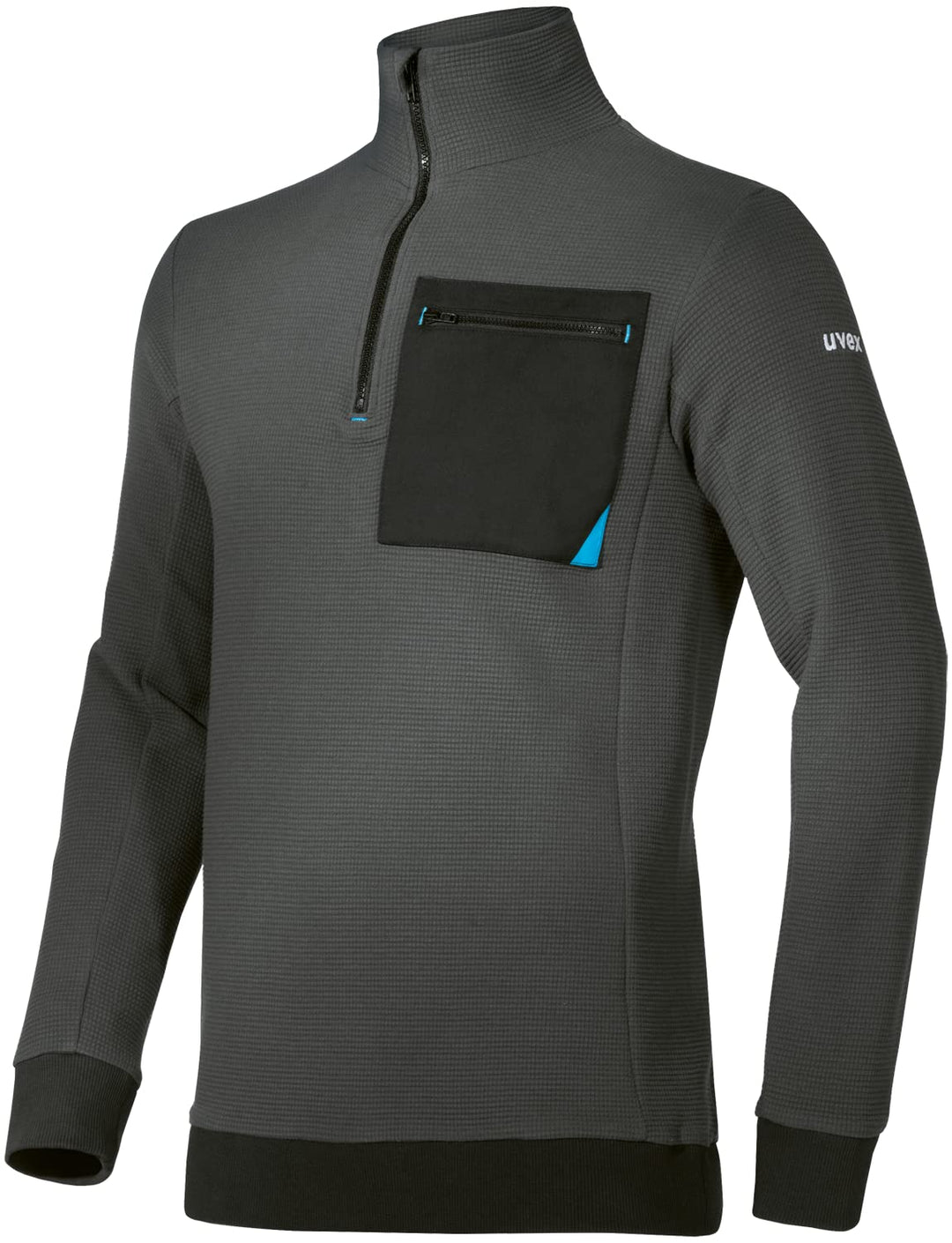 Uvex Tune-Up Herren Arbeitspullover - Robuster Pulli für die Arbeit und Freizeit 4XL Dunkelgrau, 4XL
