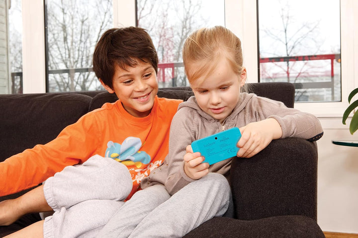Lexibook JL1895FZ Frozen Cyber Arcade Pocket Tragbare Spielkonsole, 150 Gaming, LCD, Batteriebetrieb