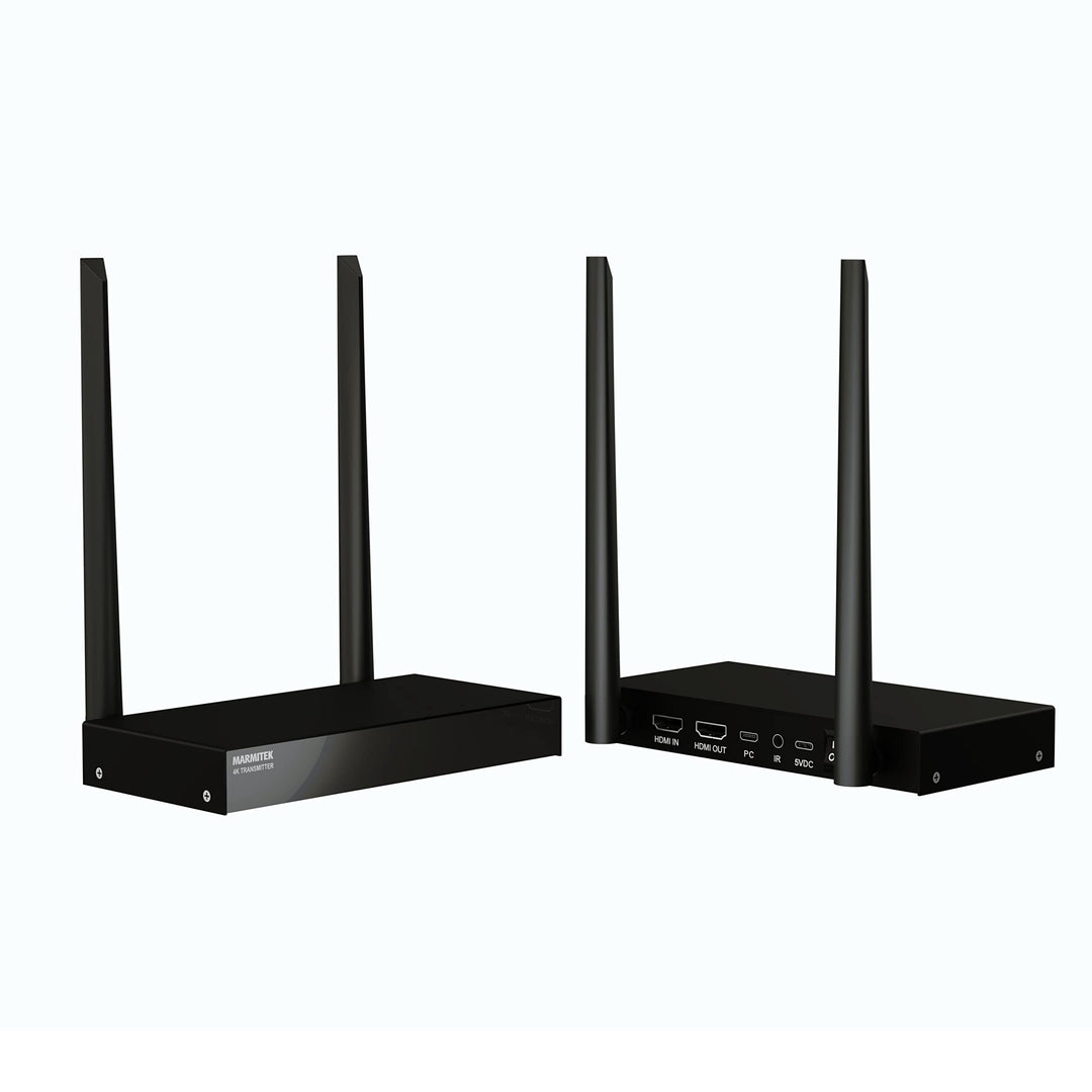 Drathlose HDMI Extender 4K - Marmitek WHE4-4K60 - Ultra HD - Flächendeckendes Bereich - Infrarot Rüc