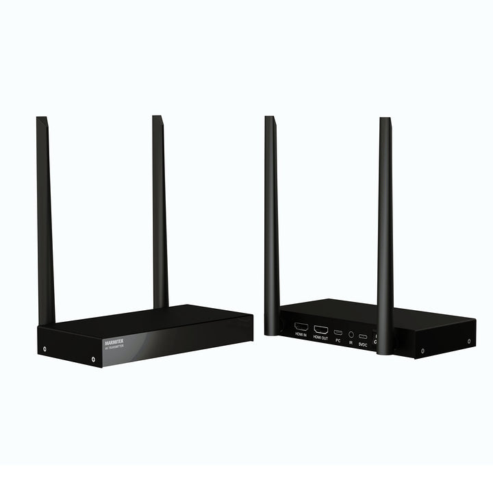 Drathlose HDMI Extender 4K - Marmitek WHE4-4K60 - Ultra HD - Flächendeckendes Bereich - Infrarot Rüc
