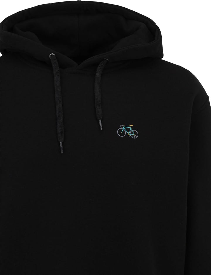 IRIEDAILY Herren Hoodie PEACERIDE Bio-Baumwolle Regular Fit S Schwarz, S Schwarz