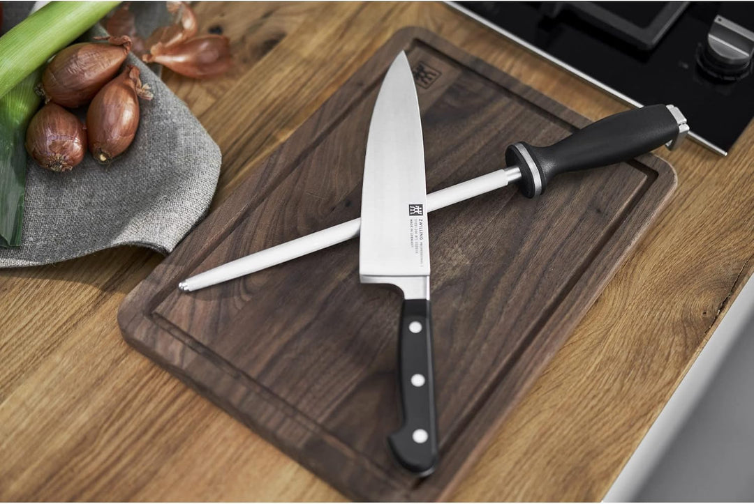 ZWILLING J.A. Henckels 32565-310 Wetzstahl, 30,5 cm, Schwarz/Edelstahl 12-inch Schwarz/Edelstahl, 12