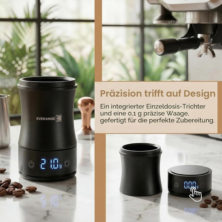 Digitale Dosierbecher Kaffeewaage Becher mit 500/0,1g Hochpräzision, USB-C Aufladbare Espressowaage