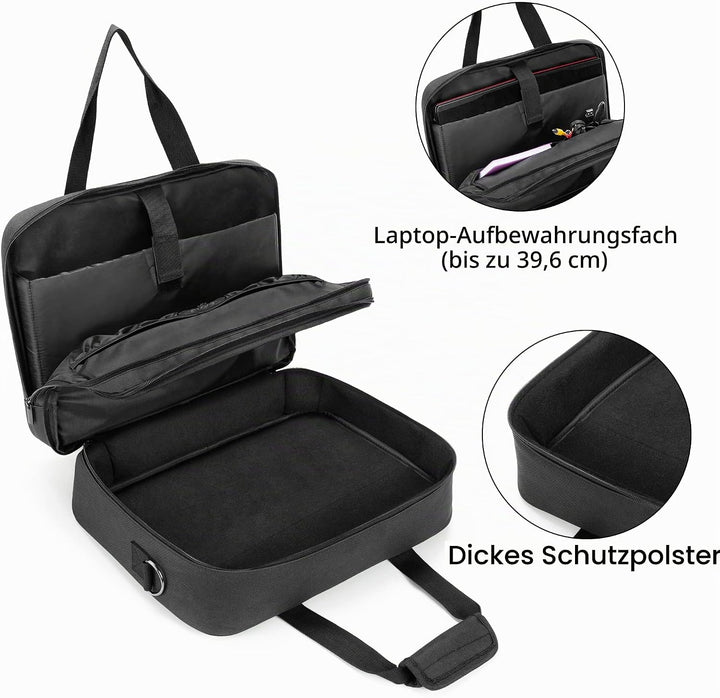 SAMDEW Doppellagige Aufbewahrungstasche für Tragbare Mobile Drucker, Kompatibel mit HP Tango/Tango X