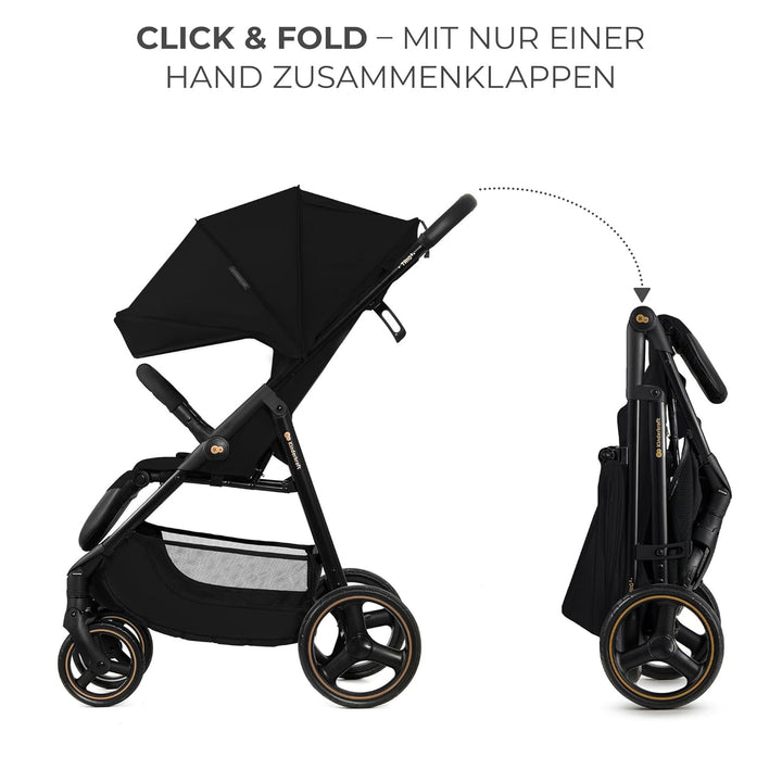 Kinderkraft TRIG 3 Kinderwagen, Kinderbuggy, Liegewagen, Sportwagen, Buggy, Zusammenklappen, Breite