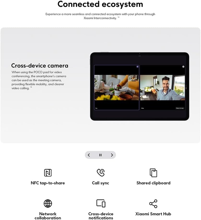 XIAOMI Tablet Poco Pad X1 8GB+512GB 11,2 Zoll Schwarz Android 15 HyperOS 2 8850mAh IPS LCD Display S