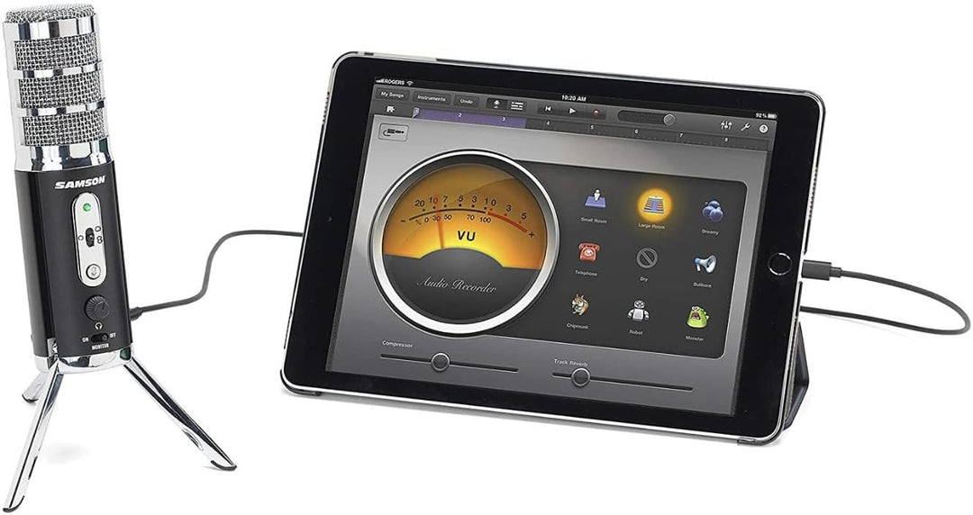 SAMSON Satellite - USB/iOS Broadcast Microphone for capturing high-definition audio on your computer