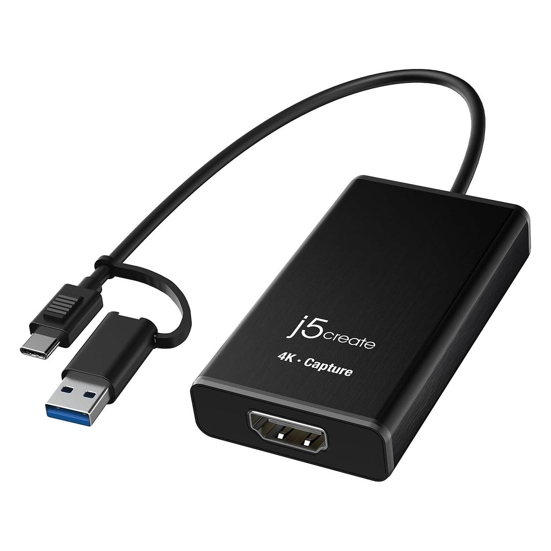 j5create 4K HDMI Video Capture Karte, DSLR Cam Link, Game Capture Adapter für Game Live, Broadcastin