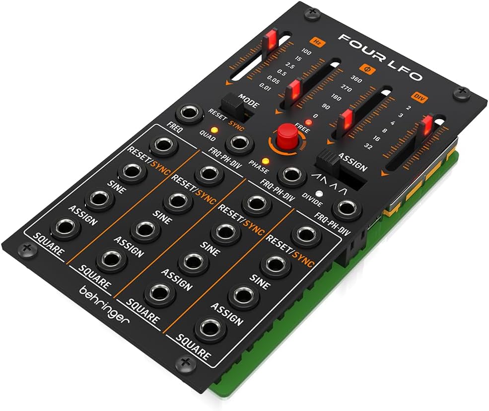 Behringer FOUR LFO Quad-LFO mit zuweisbaren Wellenformen für Eurorack