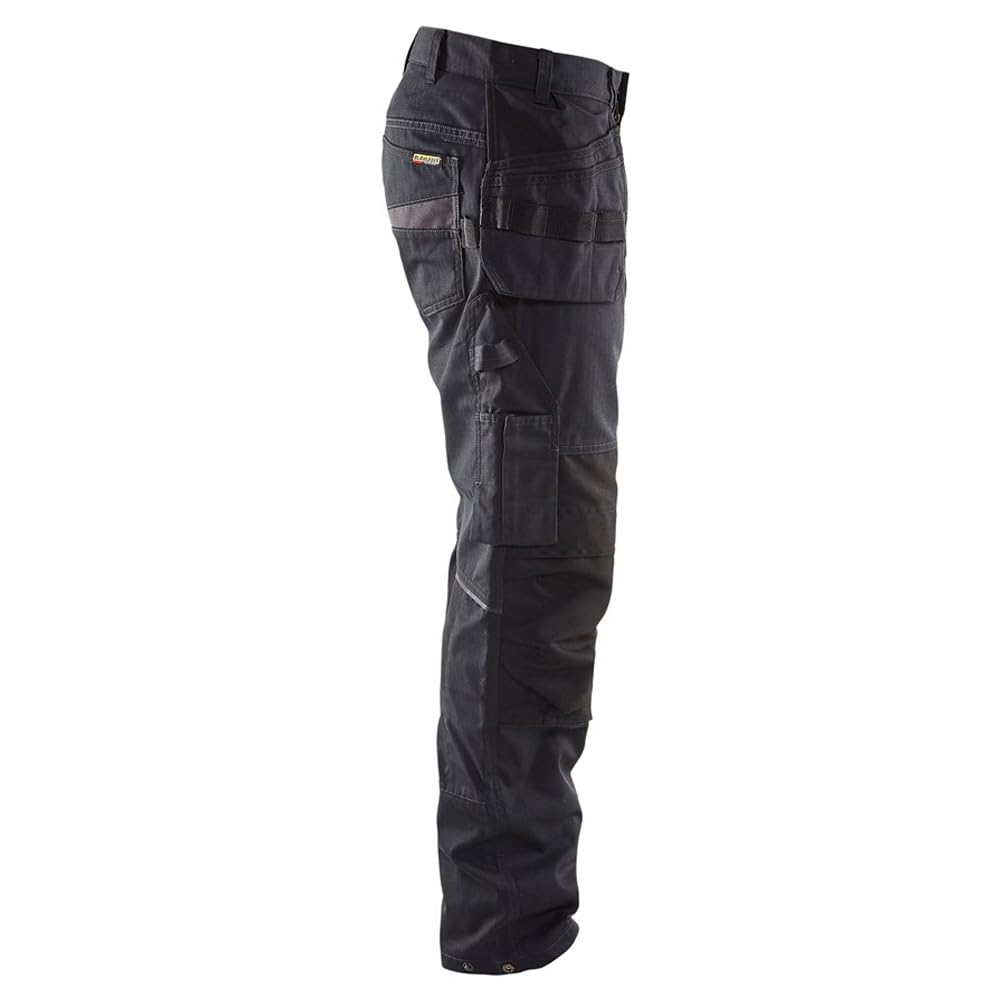 Blakläder 149613309998C50 Service Bundhose mit Nageltaschen Grösse in Schwarz/Dunkelgrau, C50 50 Bla