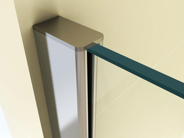 Duschwand Glas 10mm Sicherheitsglas - Begehbare Duschabtrennung Glaswand Easy Clean Nano Beschichtun