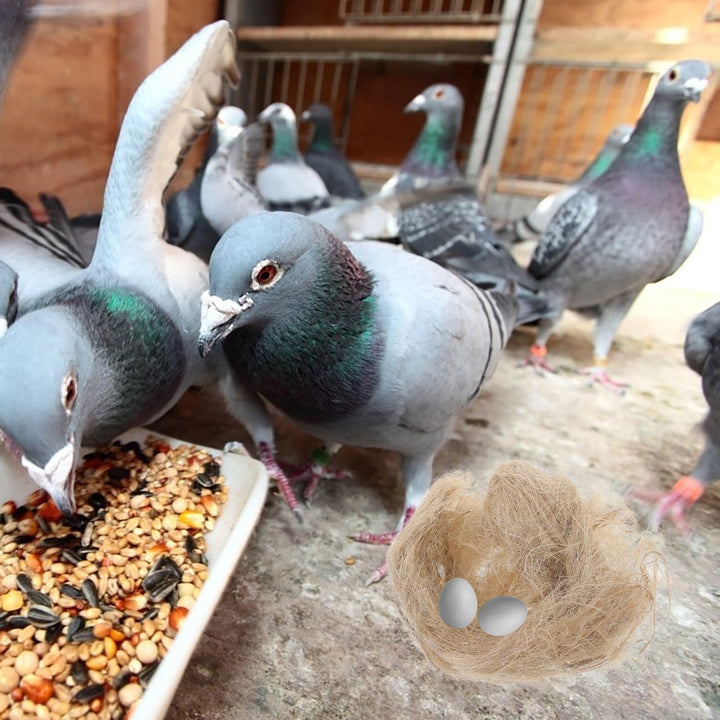 1Packung Vogelnest Natürliches Vogelnest-Material aus Jute und Seide für Nestbau und Verstecke Geeig