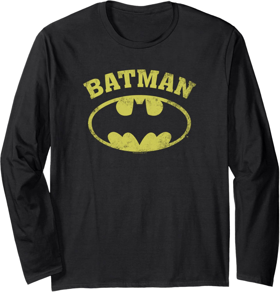 Batman Over Symbol Langarmshirt