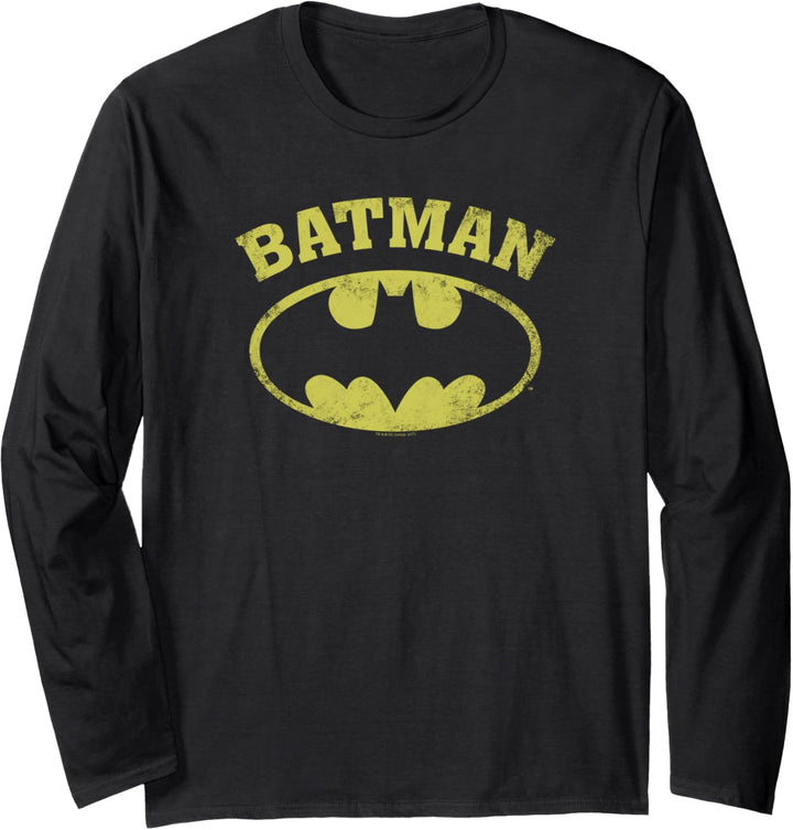 Batman Over Symbol Langarmshirt
