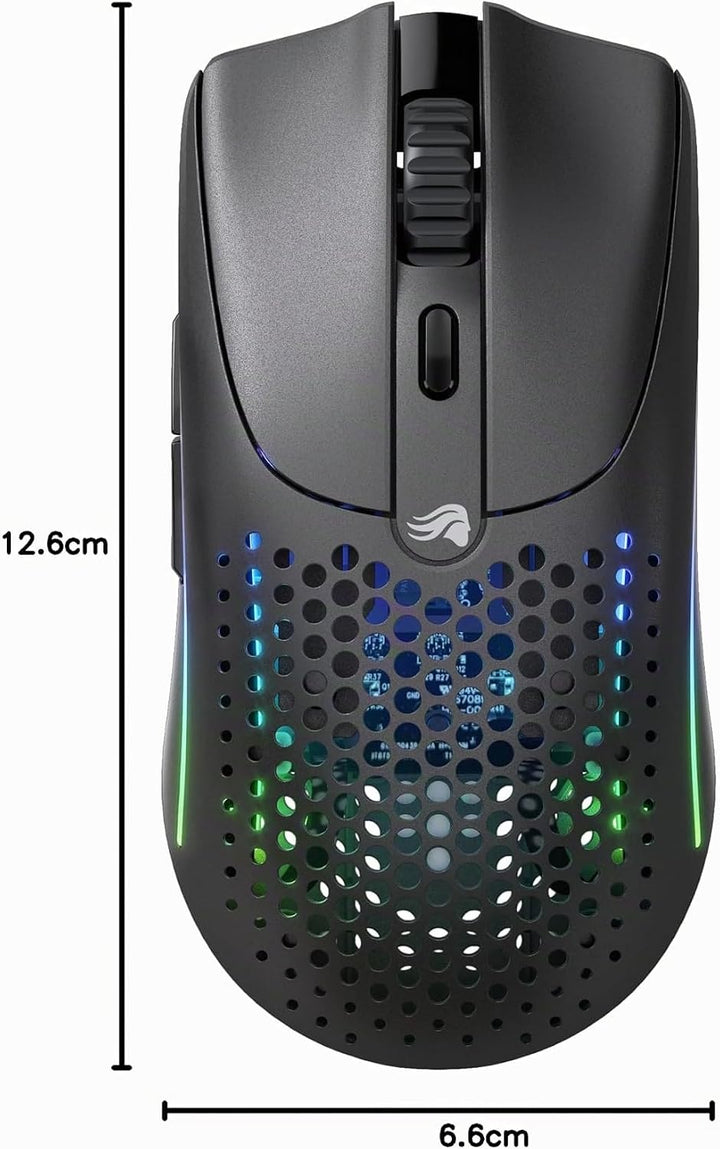 GLORIOUS Model O 2 Wireless Gaming-Maus, 68g, BAMF 2.0 Sensor, Mattschwarz Kabellos Model O 2 Mattsc