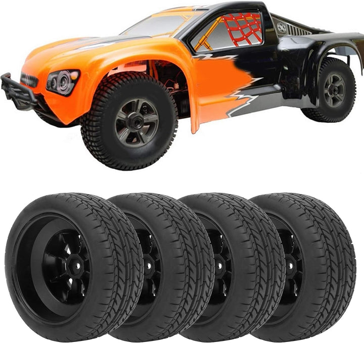 VGEBY 4 Stück RC Short-Course Truck Reifen Reifenrad RC Modellauto Short Truck Road Reifen RC Zubehö