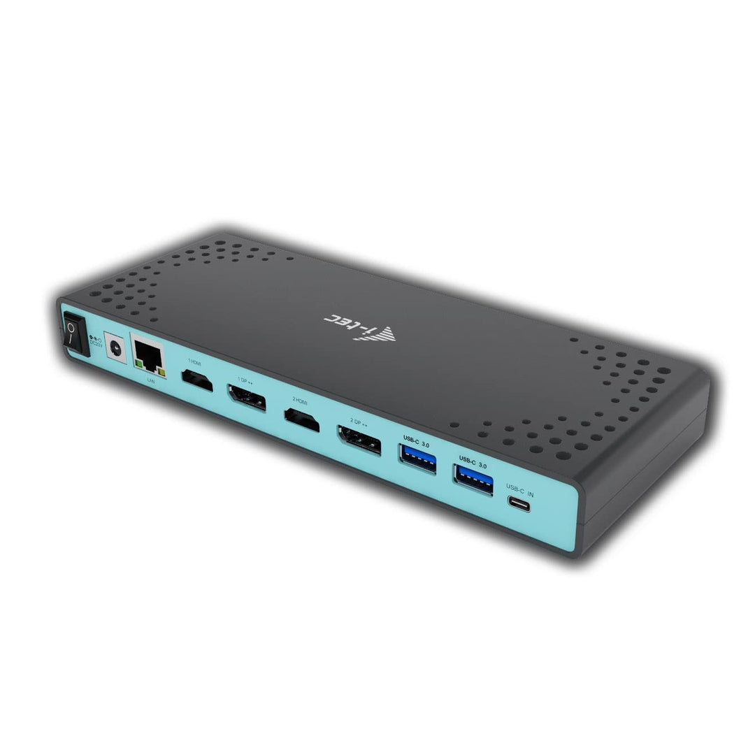 i-tec USB 3.0 / USB-C 5K Universal Docking Station (2x 4K 60Hz Video, 2x HDMI, 1x LAN, 5x USB 3.0, 1