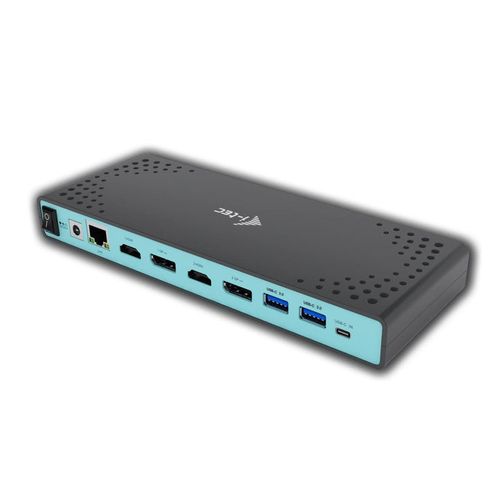 i-tec USB 3.0 / USB-C 5K Universal Docking Station (2x 4K 60Hz Video, 2x HDMI, 1x LAN, 5x USB 3.0, 1