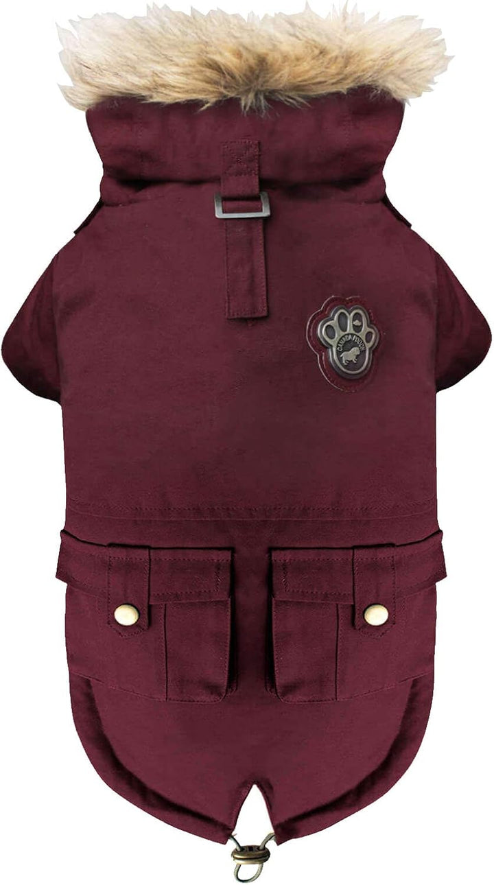 Canada Pooch Hundemantel, Alaskan Army Parka, Winterparka für Hunde, Kastanienbraun, Grösse 12 kasta