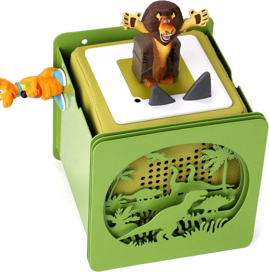 Dinosaurierform Tonie Regal vollständig magnetisches Toniebox Regal für mehr als 25-40 Figuren + Box