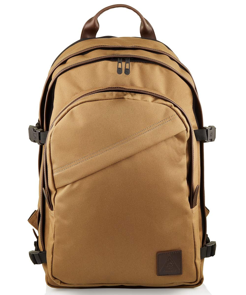 Invicta Round Plus Backpack Geräumiger Rucksack, praktisch & unisex, mit Laptopfach für Uni, Arbeit,