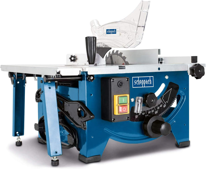 Scheppach Tischkreissäge HS80 (1200W, Sägeblatt Ø 210mm, Schnitthöhe 48mm, Tischgrösse 525 x 400 mm)