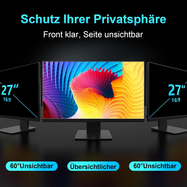 27 Zoll Monitor Blickschutzfilter für Computer 16:9 Seitenverhältnis 27 Zoll-16:9 Seitenverhältnis,