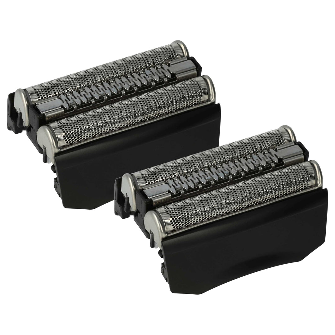 vhbw 2x Ersatz-Scherköpfe kompatibel mit Braun Series 7 795cc Elektrorasierer, Schwarz