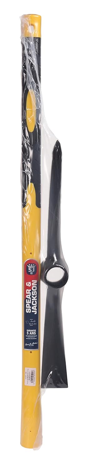 Spear & Jackson 81825 Kreuzhacke mit Stiel dank Dreier Materialien 2,5 kg Hacke mit 3-Komponentengri