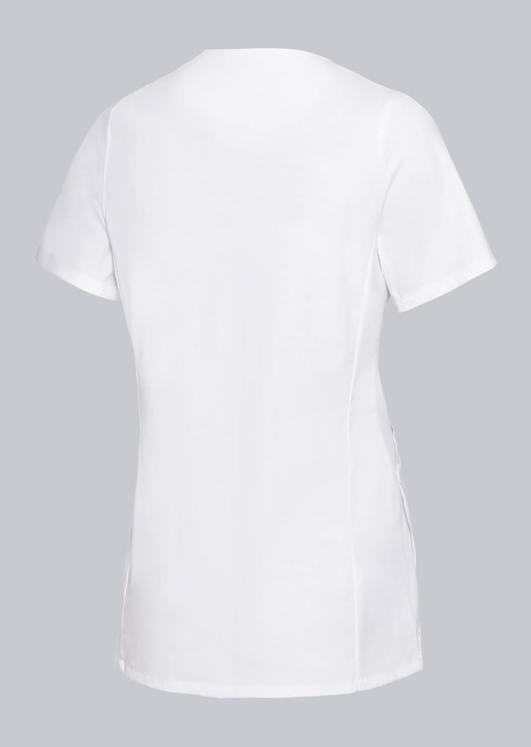 BP 1764-684-0021-XSn Damen-Kasack, Superleichter Stoff, 200,00 g/m² Stoffmischung mit Stretch, weiss