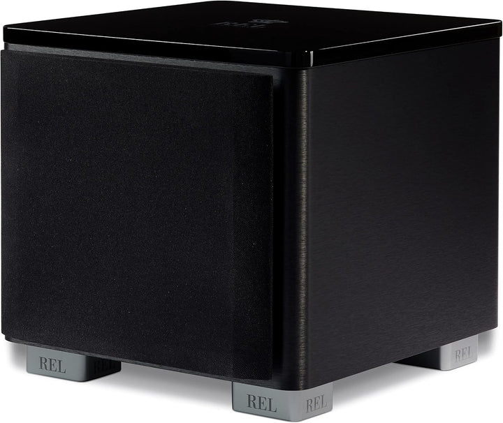 REL HT/1003 MKII 25,4 cm betriebener Subwoofer – kompaktes Design mit Class-D-Verstärker für tiefe B