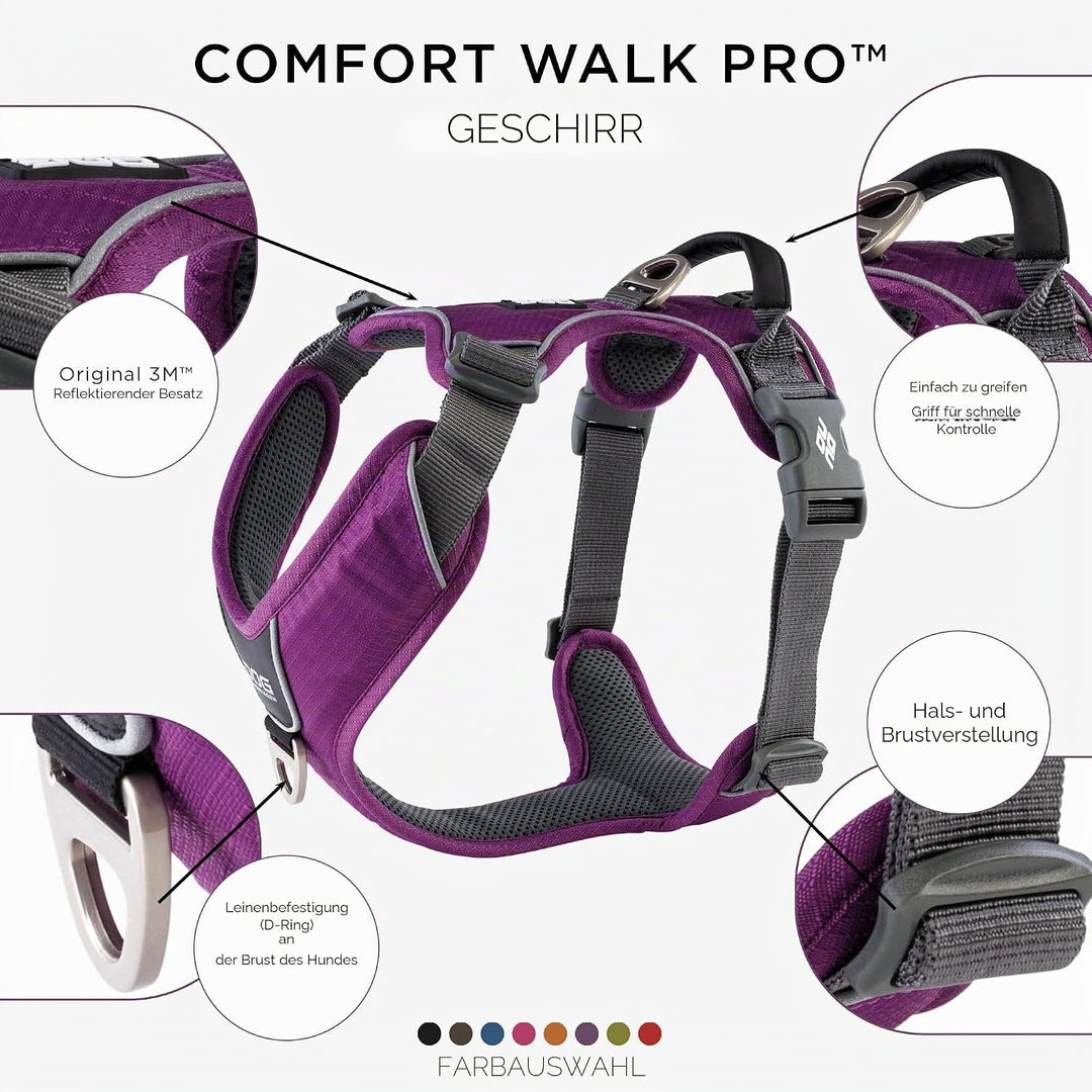 DOG Copenhagen Hundegeschirr V2 Comfort Walk (Pro) Purple Passion Grösse XS Purple Passion | Lila (V