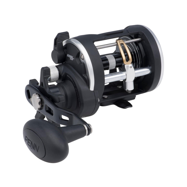 PENN Rival Level Wind Multirolle für Boote und Kajaks – Hochleistungs-Salzwasserrolle für Dorsch, Ba