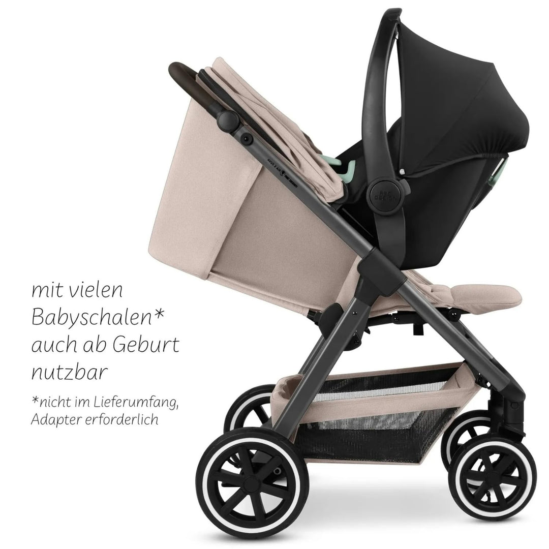 ABC Design Avus 2 Air – Buggy & Sportwagen mit Luftreifen, Einhand-Faltung, höhenverstellbarem Schie