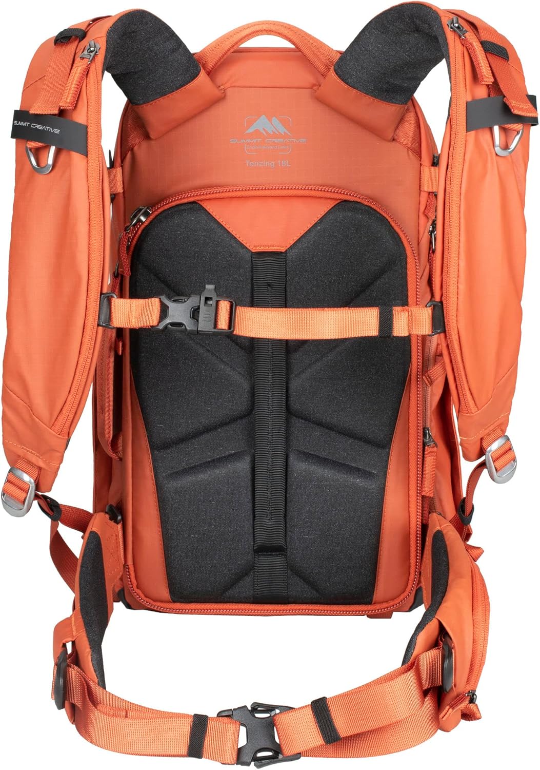 Summit Creative Tenzing Kamerarucksack mit Reissverschluss 35L Orange, 35L Orange