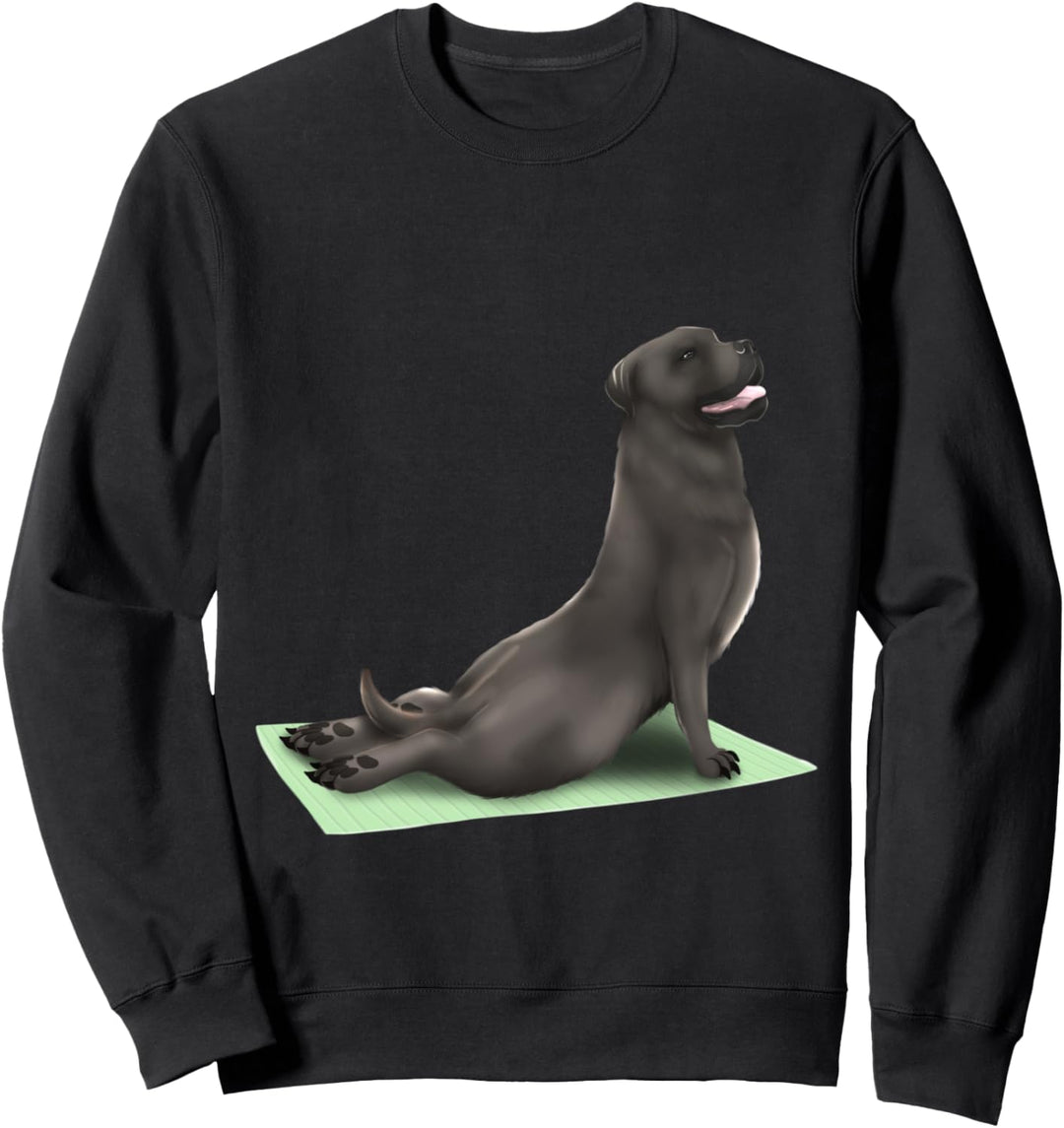 Cane Corso Dog Yoga Pose Meditation Zen Workout Exercise Sweatshirt