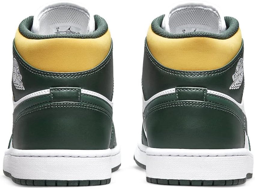 Nike Damen WMNS Air Jordan 1 Mid Sneaker 38.5 EU Grün, 38.5 EU Gr&amp;
