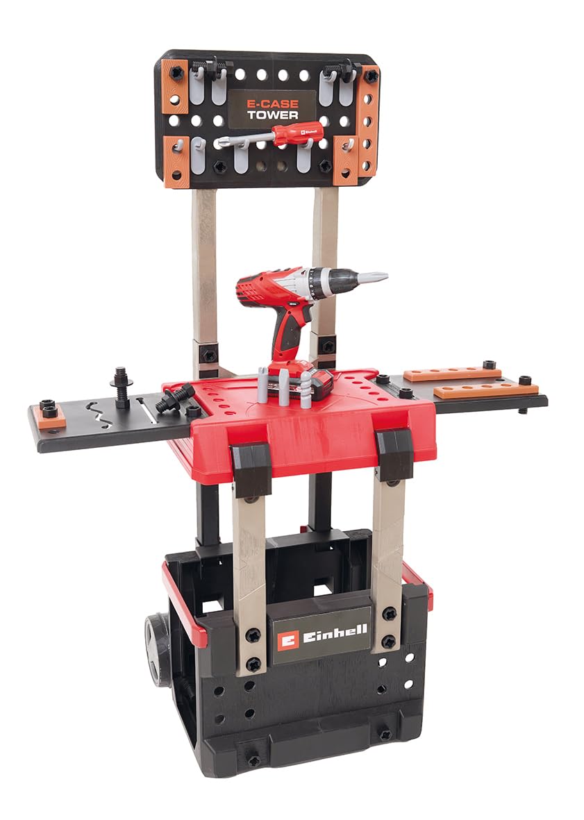 Einhell E-Case Werkbank 100-tlg., inkl. Akku-Bohr-Schrauber und reichlich Zubehör, Grösse ca. 70x33,