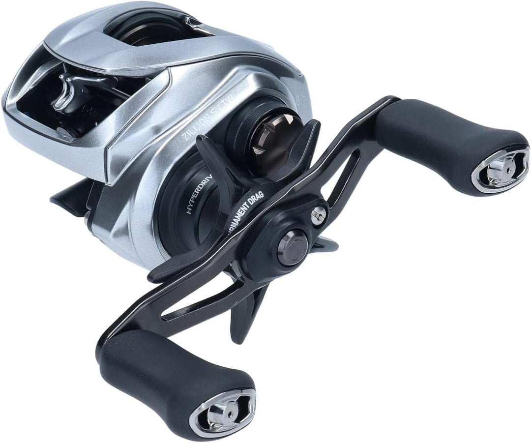 Daiwa 21 Zillion SV TW 1000PL - Linkshand Baitcaster Multirolle, Angelrolle zum Angeln auf Raubfisch
