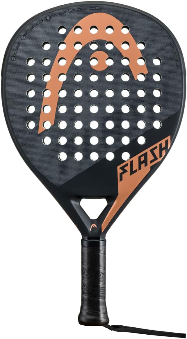 HEAD Unisex – Erwachsene Flash 2023 Padelschläger Einheitsgrösse Coral/Grey, Einheitsgrösse Coral/Gr