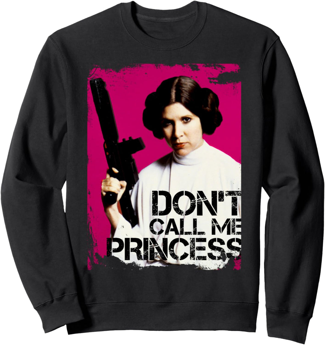 Star Wars Princess Leia Don't Call Me Princess Portrait Sweatshirt