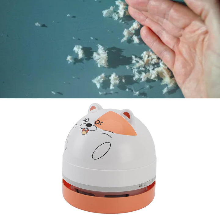 ciciglow Mini-Tischstaubsauger, Niedlicher Schreibtischstaubsauger Zum Aufnehmen von Krümel, Radierg