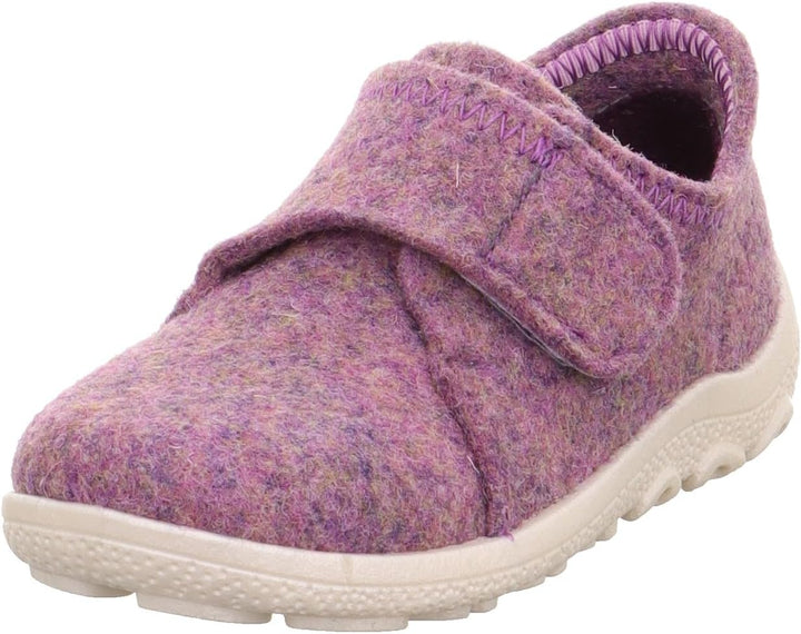 Superfit Mädchen Happy Hausschuhe 27 EU Weit Lila Weiss 8500, 27 EU Weit Lila Wei&#xDF; 8500